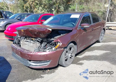 2013 Volkswagen Passat 2.5L Se from USA, damaged, VIN 1VWBP7A38DC093308